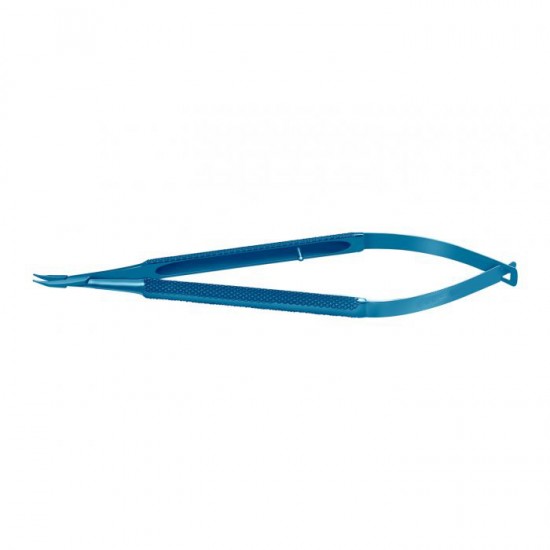 Needle Holder, Curved, Without Lock, Delicate, Titanium Needle Holder, Curved, Without Lock, Delicate, Titanium