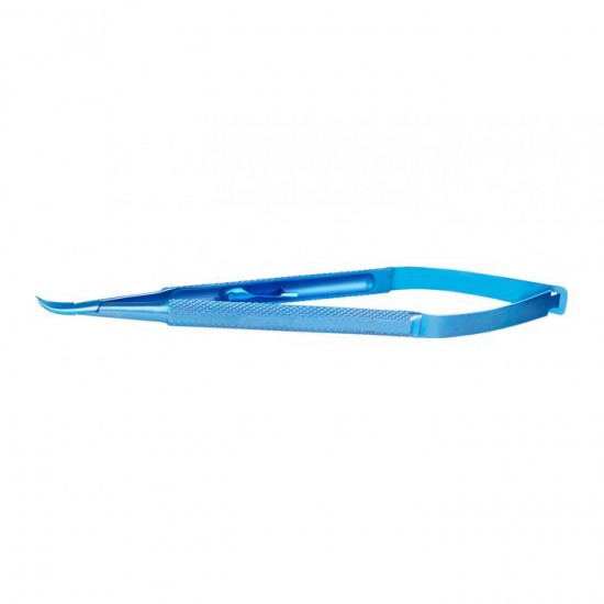 Needle Holder, Curved, W/Lock, Delicate, Titanium Needle Holder, Curved, W/Lock, Delicate, Titanium