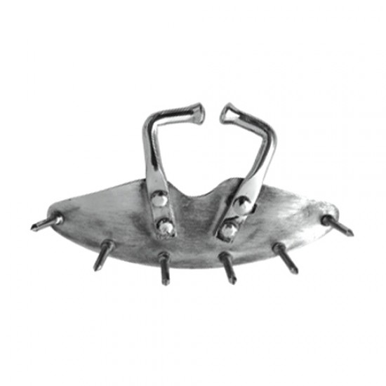 Calf Weaner With Spring Adjustment and Spikes Aluminum Calf Weaner With Spring Adjustment and Spikes Aluminum