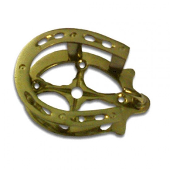 Horseshoe Bridle Shose. Brass Chrome Plated Horseshoe Bridle Shose. Brass Chrome Plated
