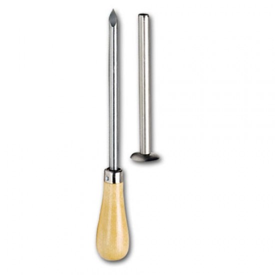 Cattle Trocar With Wooden Handle Cattle Trocar With Wooden Handle